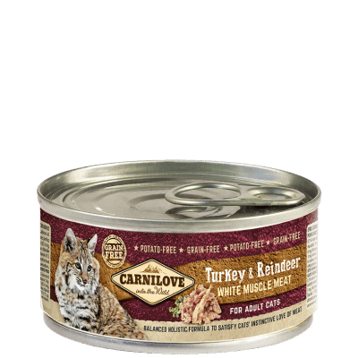 Carnilove WMM Turkey & Reindeer for Adult Cats 100 g