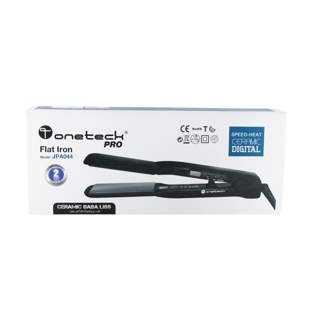 Onetech Pro Flat Iron, Black, JPA004