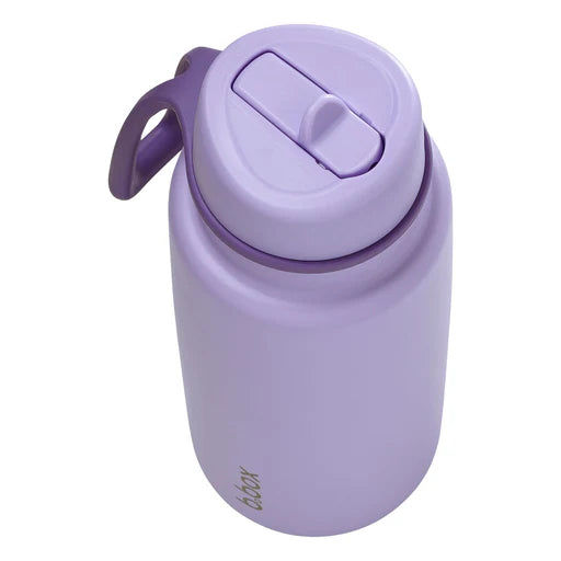 Insulated Flip Top Bottle 1L - Lilac Love