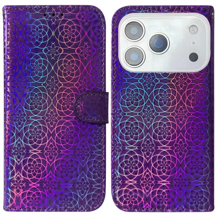 For iPhone 18 Pro Max / iPhone 17 Pro Max Colorful Magnetic Buckle Leather Phone Case