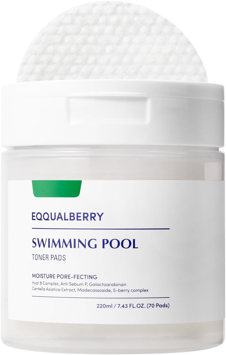 Eqqualberry Swimming Pool Toner Pads 220Ml | 70 Sheets