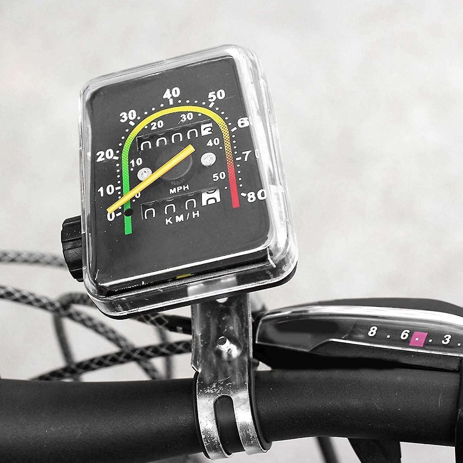 Bike Speedometer Waterproof Mechanical Odometer Meter