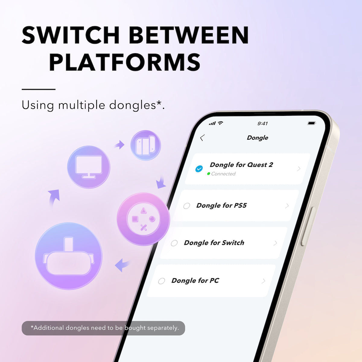 Anker Soundcore VR P10 True Wireless Gaming Earbuds, Ultra Low Latency 2.4GHz Gaming Earbuds, White