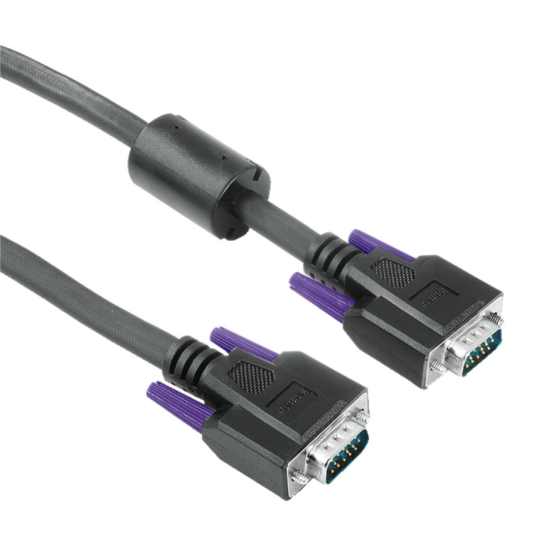 HAMA 41933 VGA CABLE, FERRITE CORE, 2 SHIELDED, 1.80 M