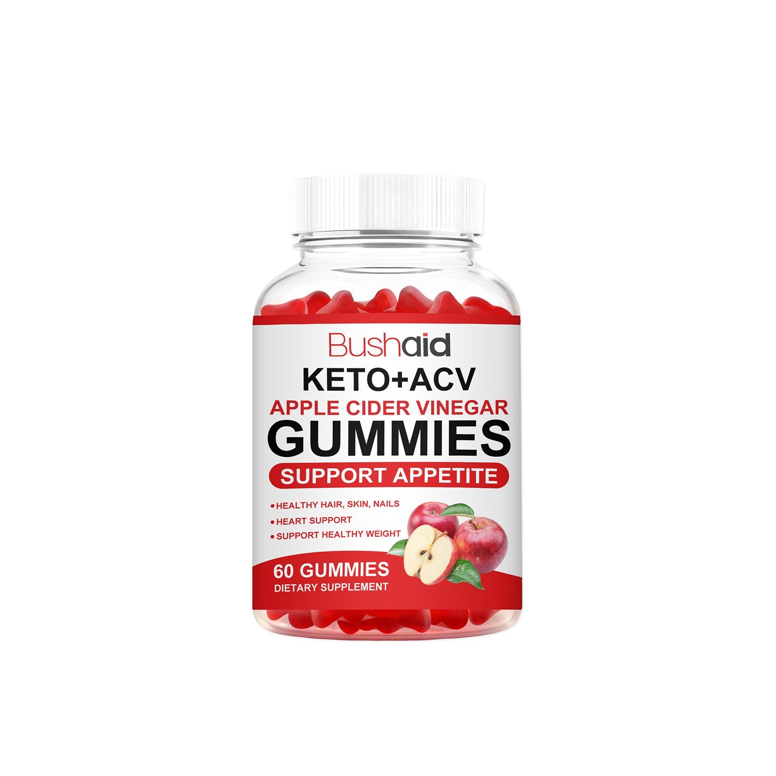 Boost Your Personal Care with Apple Cider Vinegar Gummies for Skin, Hair, Nails ,60 capsules