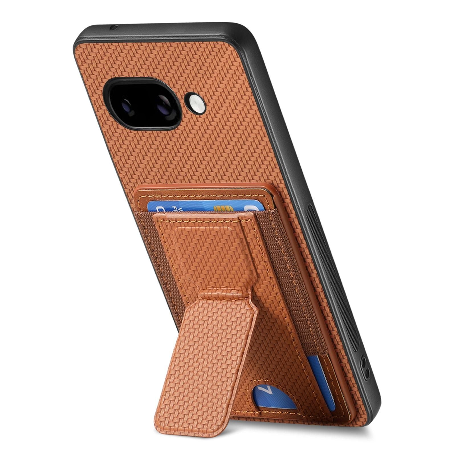 Carbon Fiber Stand Case For Google Pixel 9a