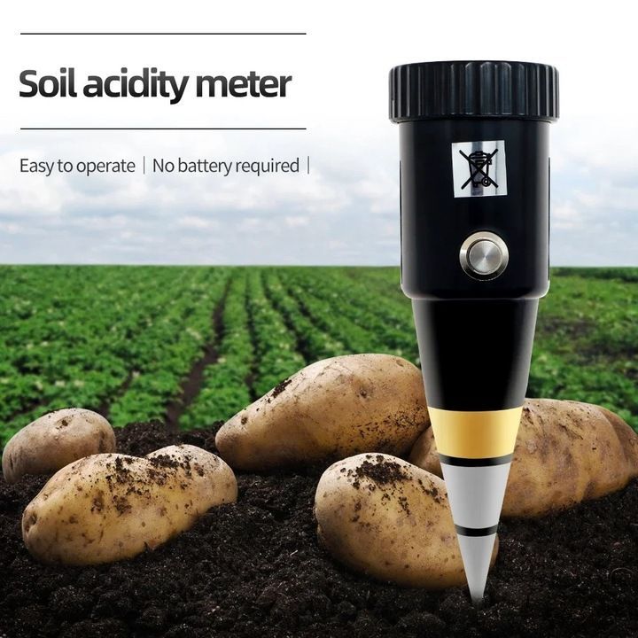 Professional Soil PH tester Hygrometer Portable Metal Electrode Tester Hygrometer
