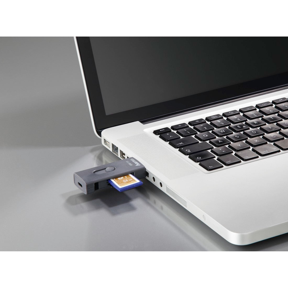 HAMA 135753 USB 3.1 SD/MIC.SD CARD READER GREY