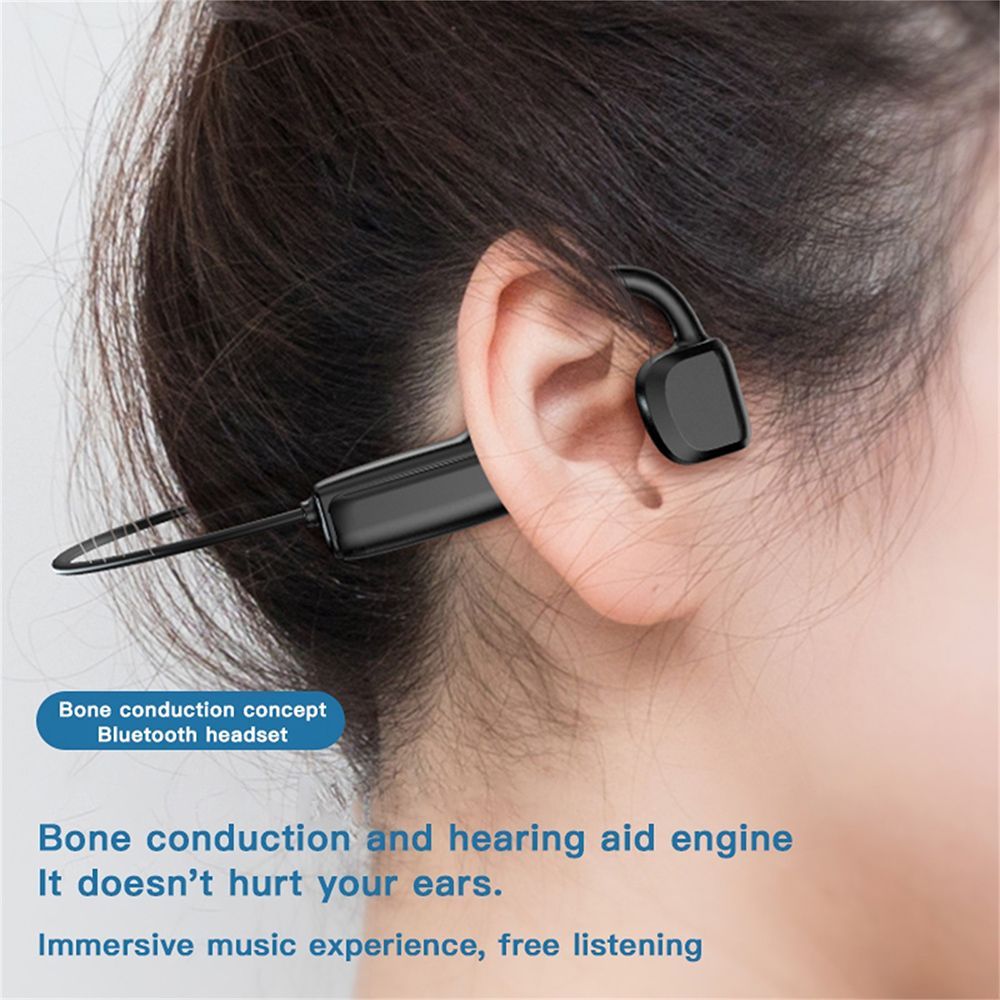 G1 Open Ear Wireless Stereo Bone Conduction Bluetooth Headset Sports Earphones
