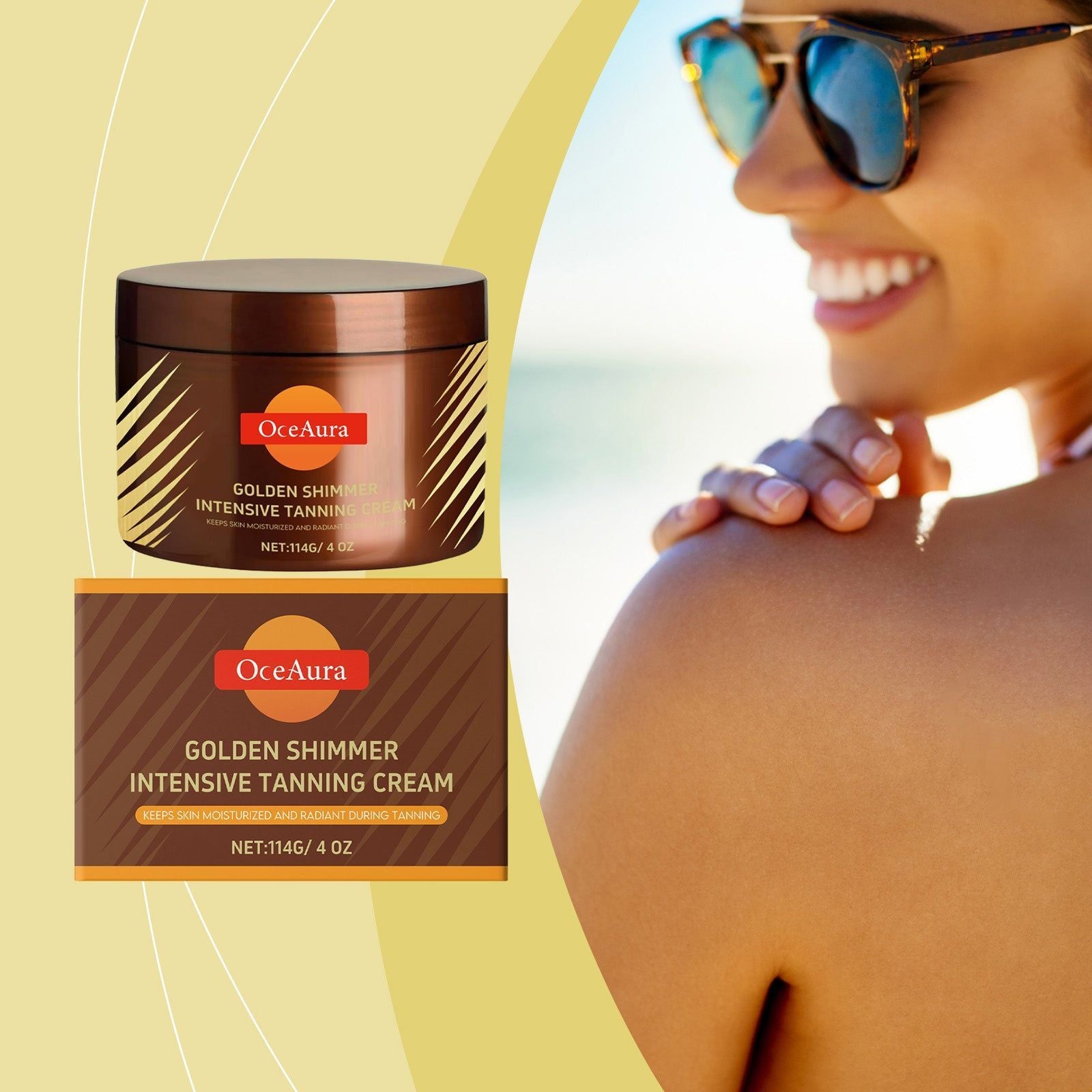 Brightening Black Skin Cream, Sun Protection, Deep Nourishing, Dark Skin Care ,114g