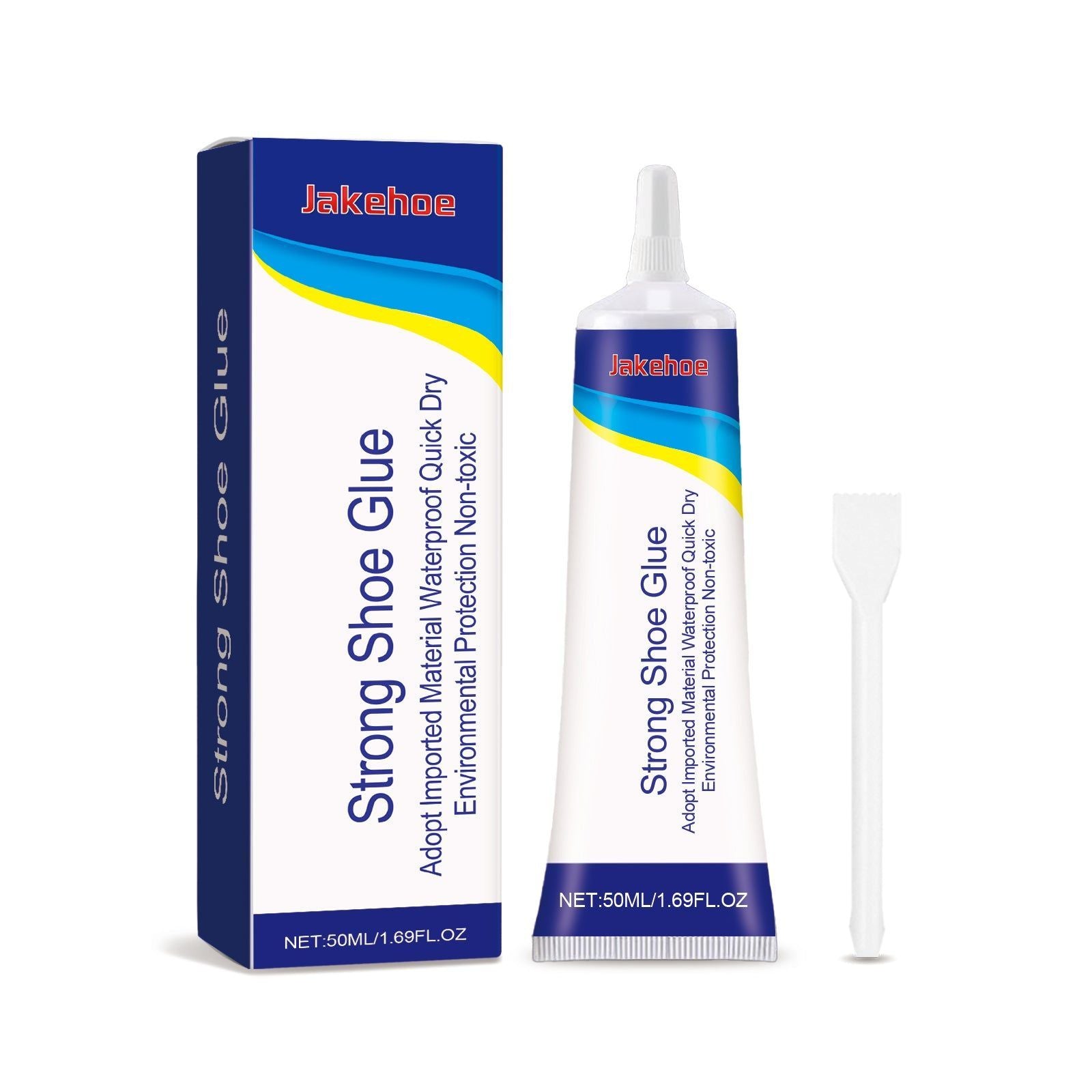 Ultimate Shoe Glue Waterproof Fast-Drying Repair Adhesive for Leather Rubber Sneakers ,1 set