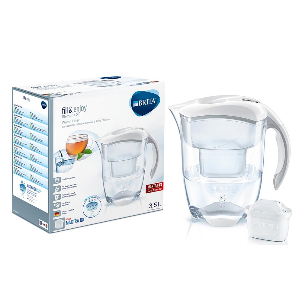 BRITA 1000822 ELEMARIS WHITE WATER FILTER JUG XL 3.5L