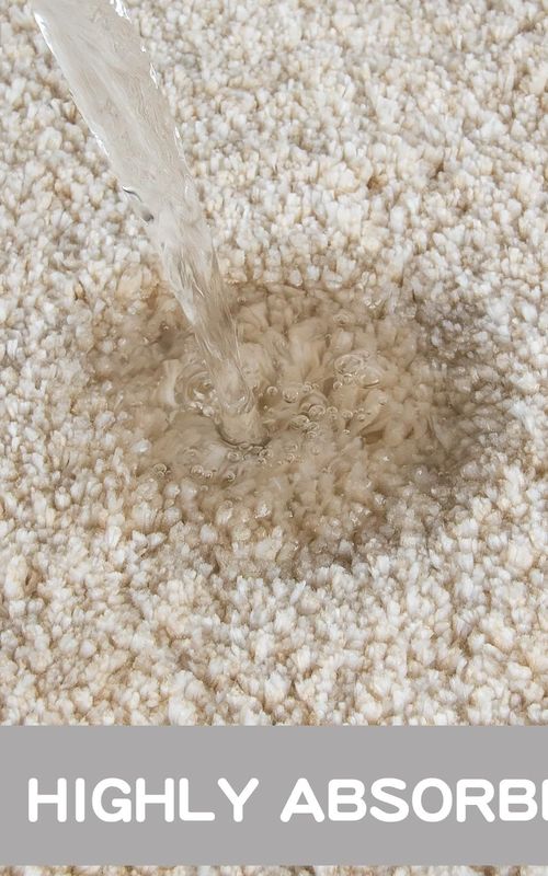AIESY® Non-Slip Super Absorbent Quick Dry Shaggy Microfiber Bath Mat