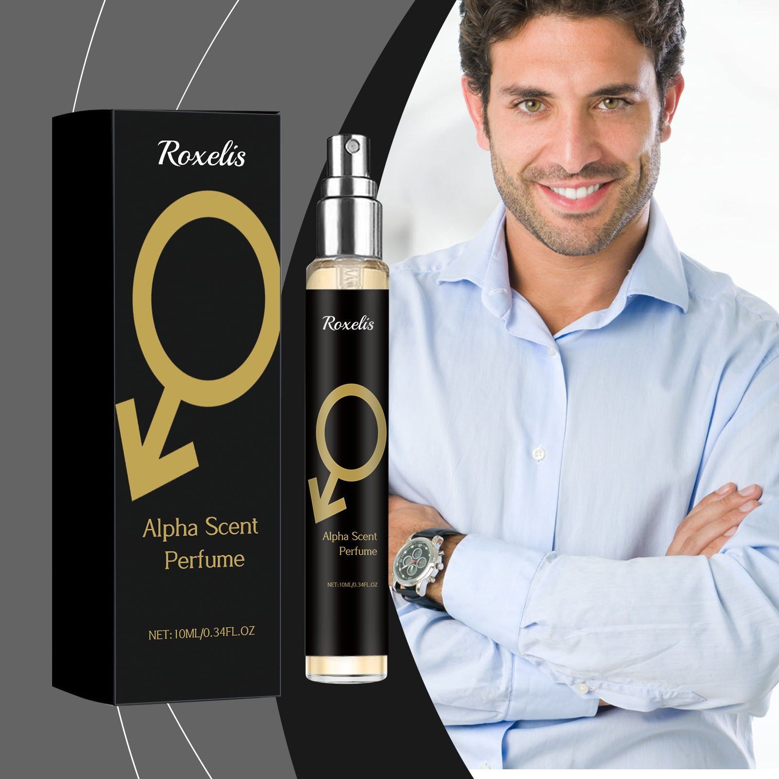 Charming Perfume for Men and Women, Long-Lasting, Pheromone Boost, Confidence ,10ml/box