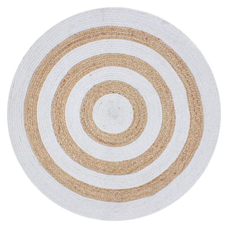 AIESY® Beautiful Handwoven Jute Reversible Carpet for Room