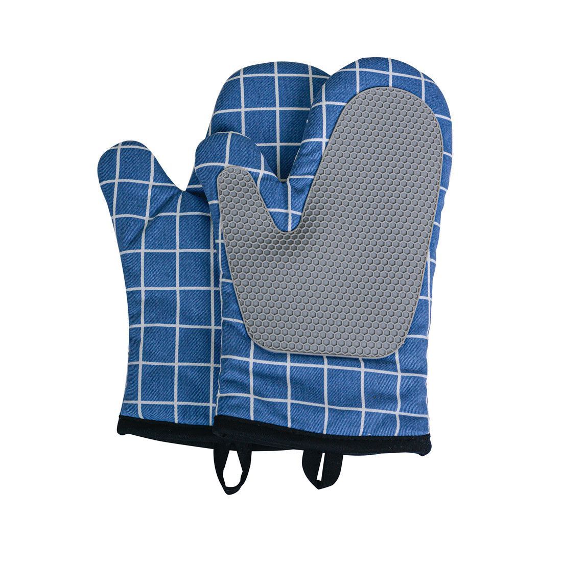 Oven Gloves Heat Resistant Mitts Silicone Kitchen Heat Insulating Gloves For Baking