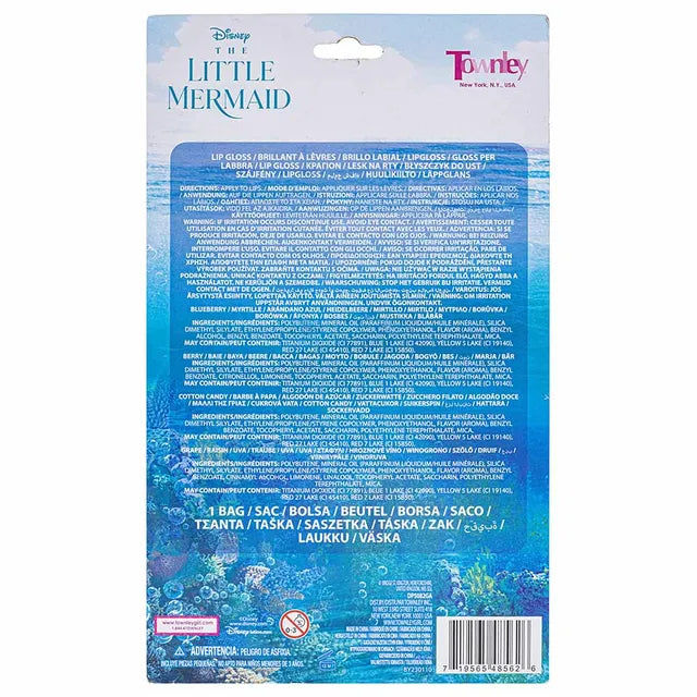 Townley Girl - Disney Princess - 4 Pack Lip Gloss Set with a Zip Pouch
