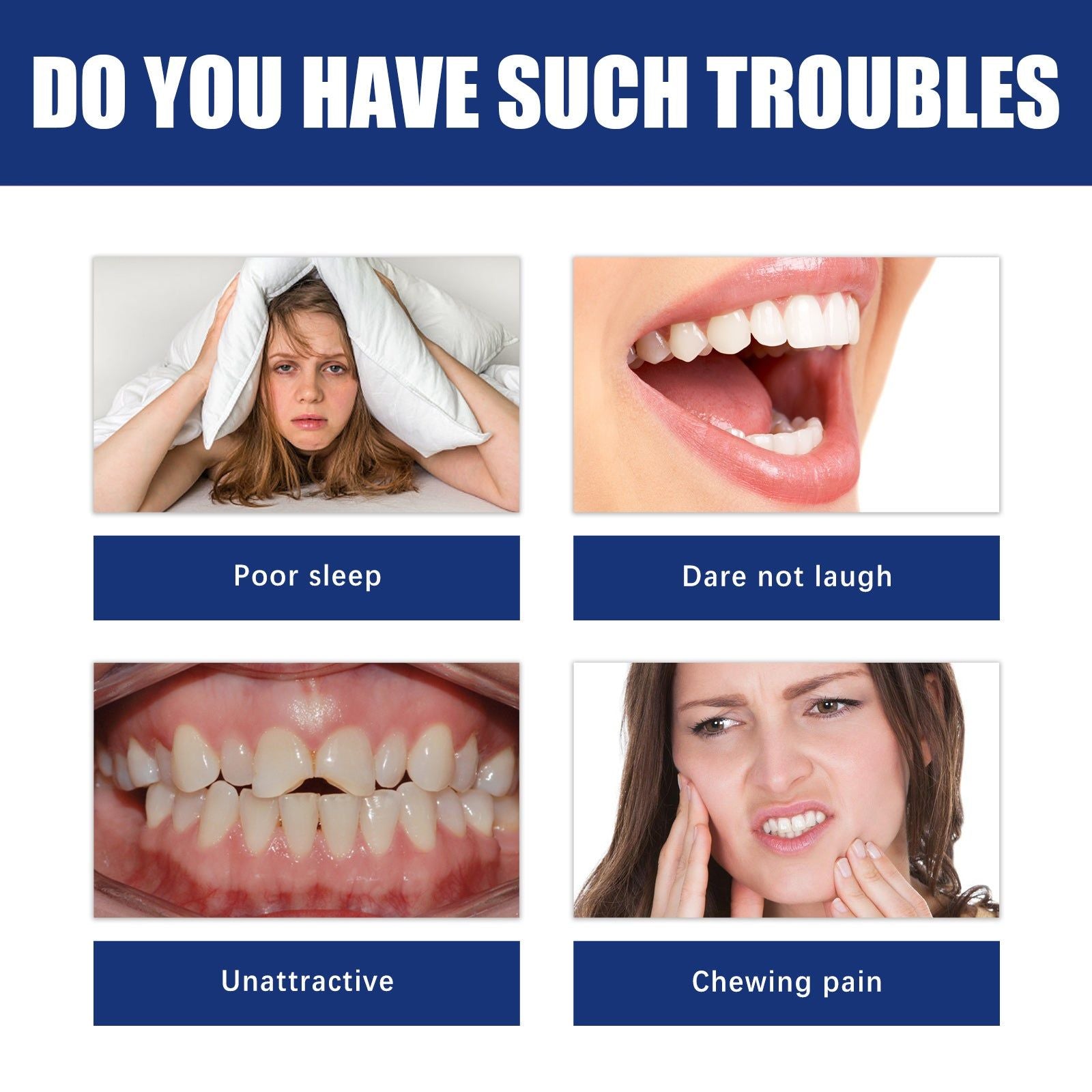 Adjust Your Jaw, Fix Crooked Teeth, Improve Smile, Dental & Facial Health ,1pcs