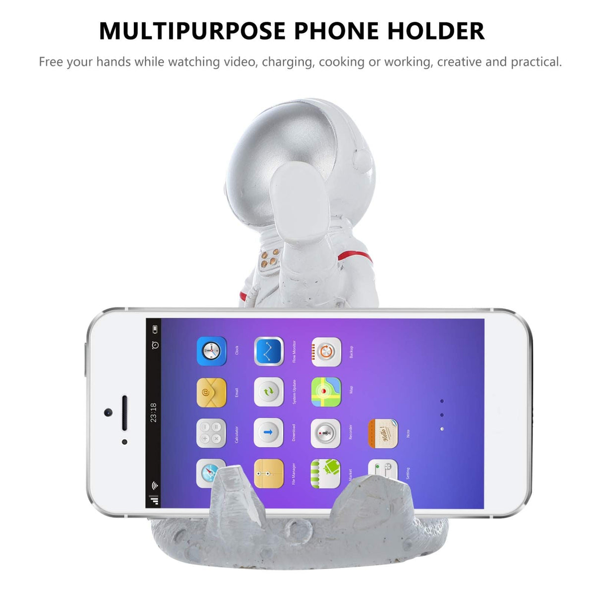 Astronaut Phone Holder Stand 3D Cartoon Cute Astronaut Cradle Phone Bracket
