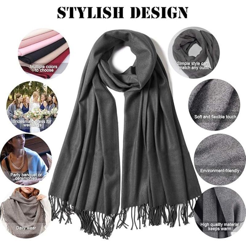 Cream White Shawl Wrap for Women Wedding & Evening Party