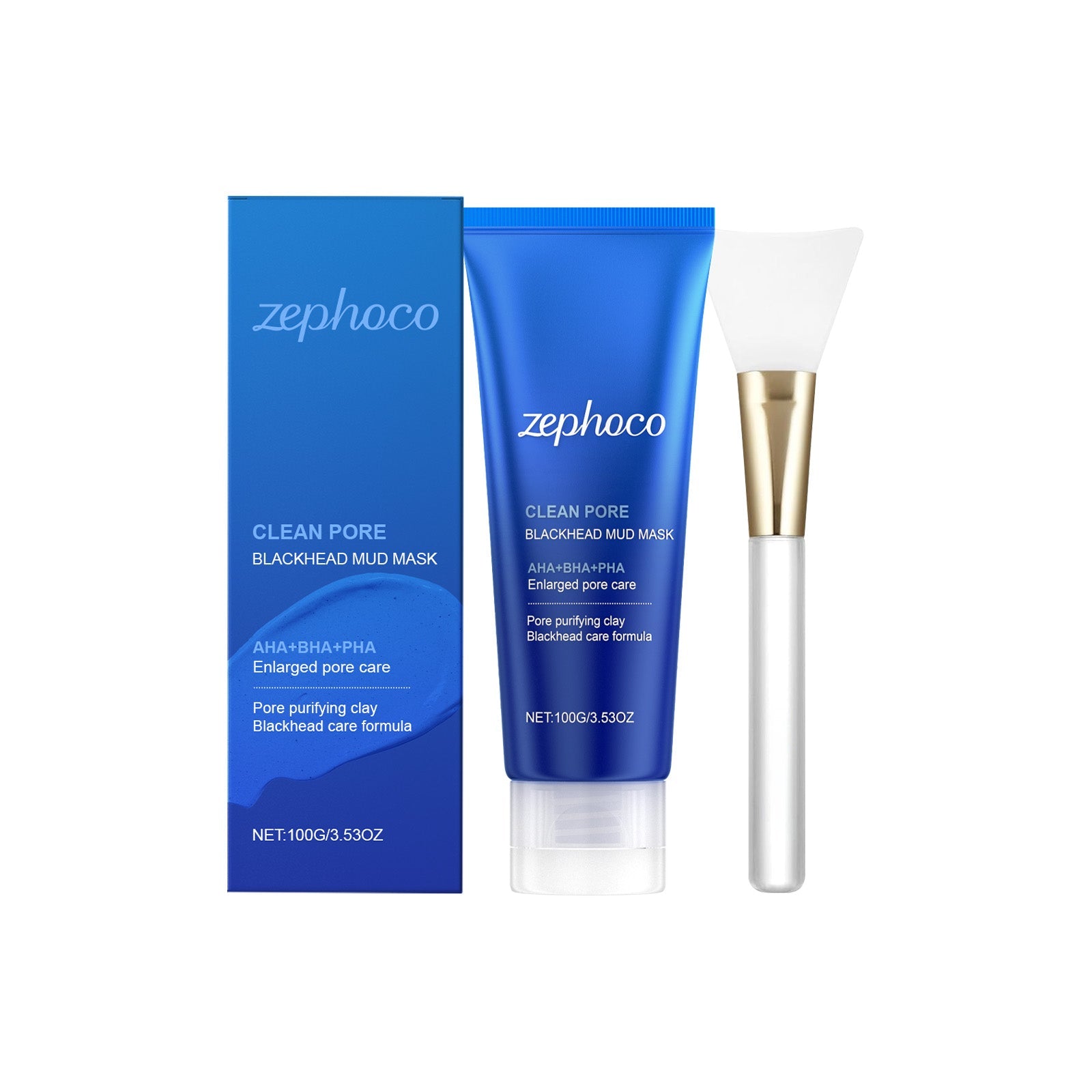 Blackhead Removal Mask, Facial Cleansing Mud, Oil Control, Pore Purifying, Gentle & Non-Greasy ,1set