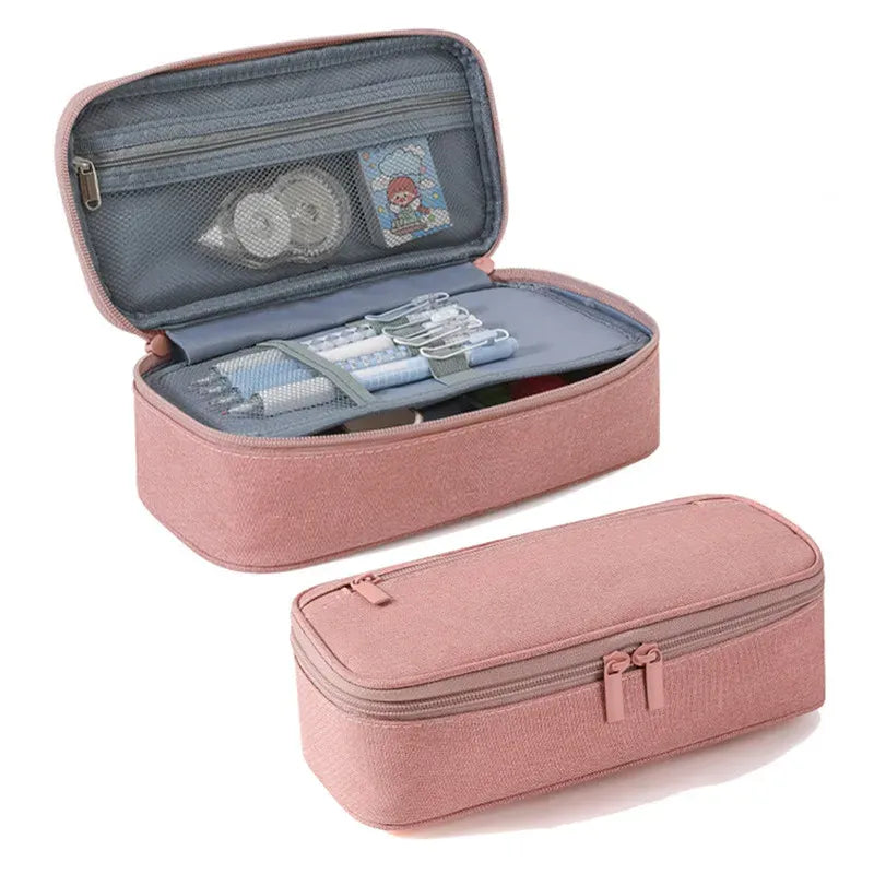Large Capacity Pencil Case Pen Storage Bag Storage Pouch Student Stationery Boxes