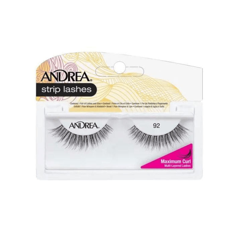 Andrea Curl Lashes Black 92, 1 Pair