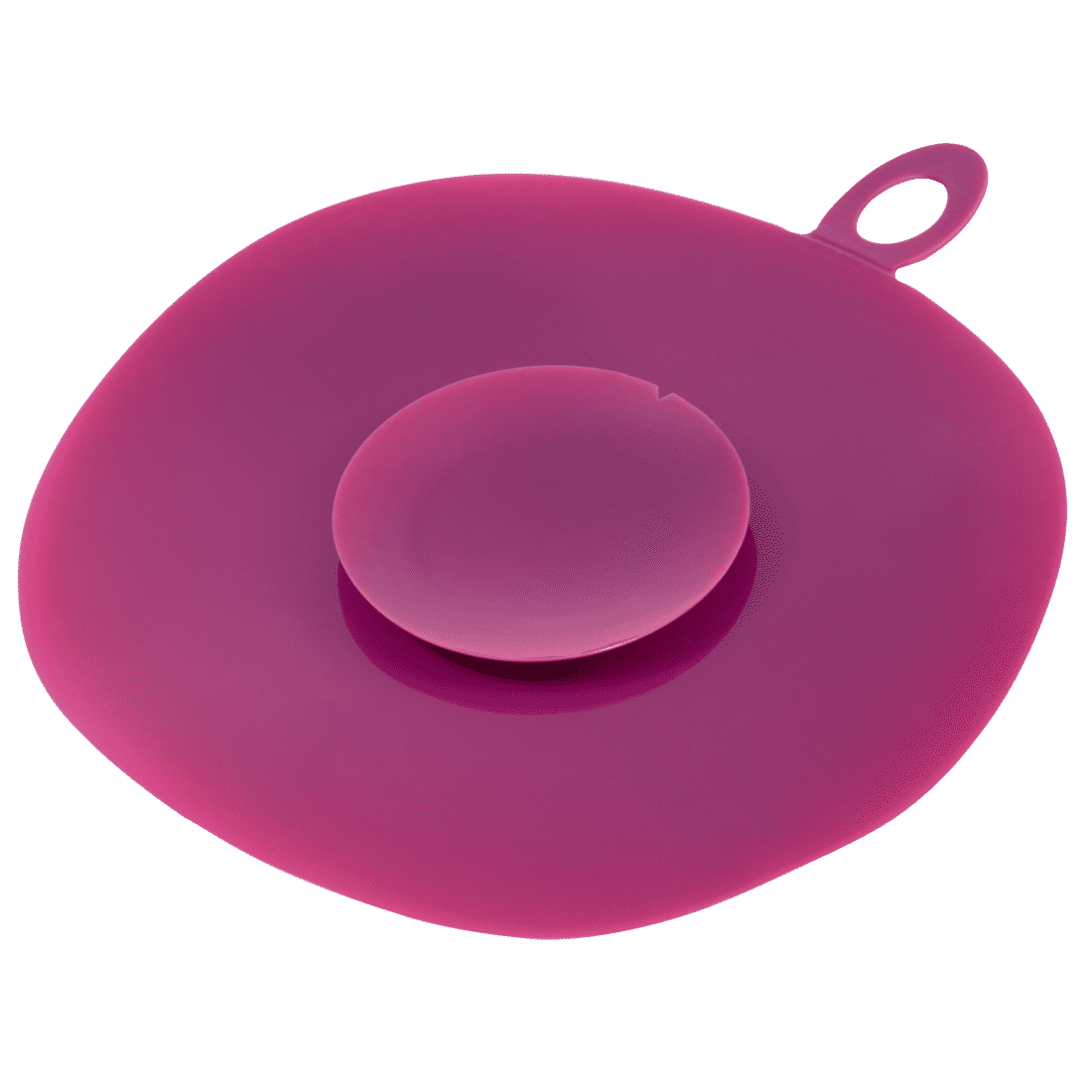 XAVAX 111557 POT COASTER made of silicone, round, 24 cm, blackberry