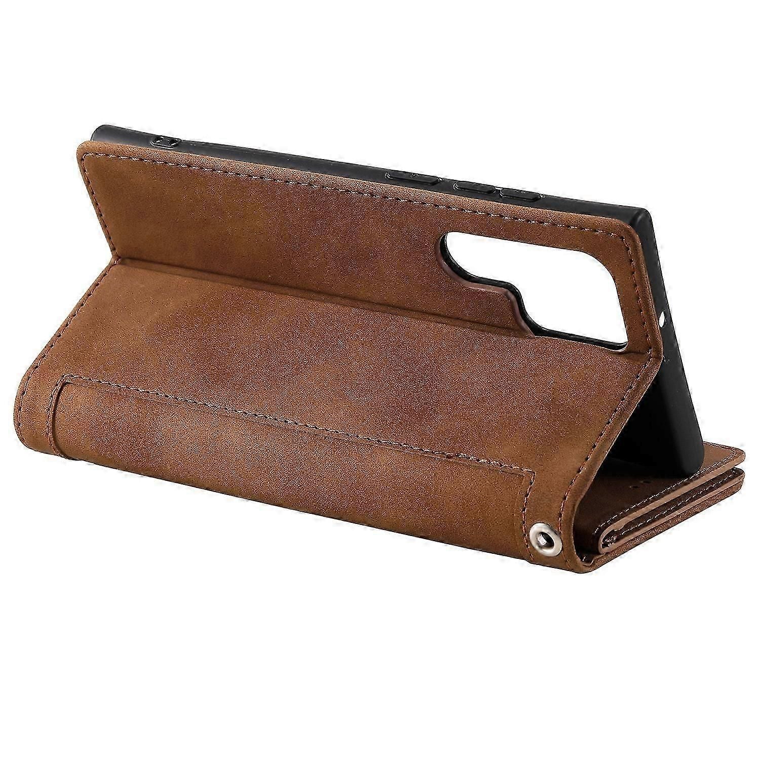 Wallet Case Compatible with Samsung Galaxy S25 Ultra - PU Leather Cover with 9 Card Slots & Magnetic Closure
