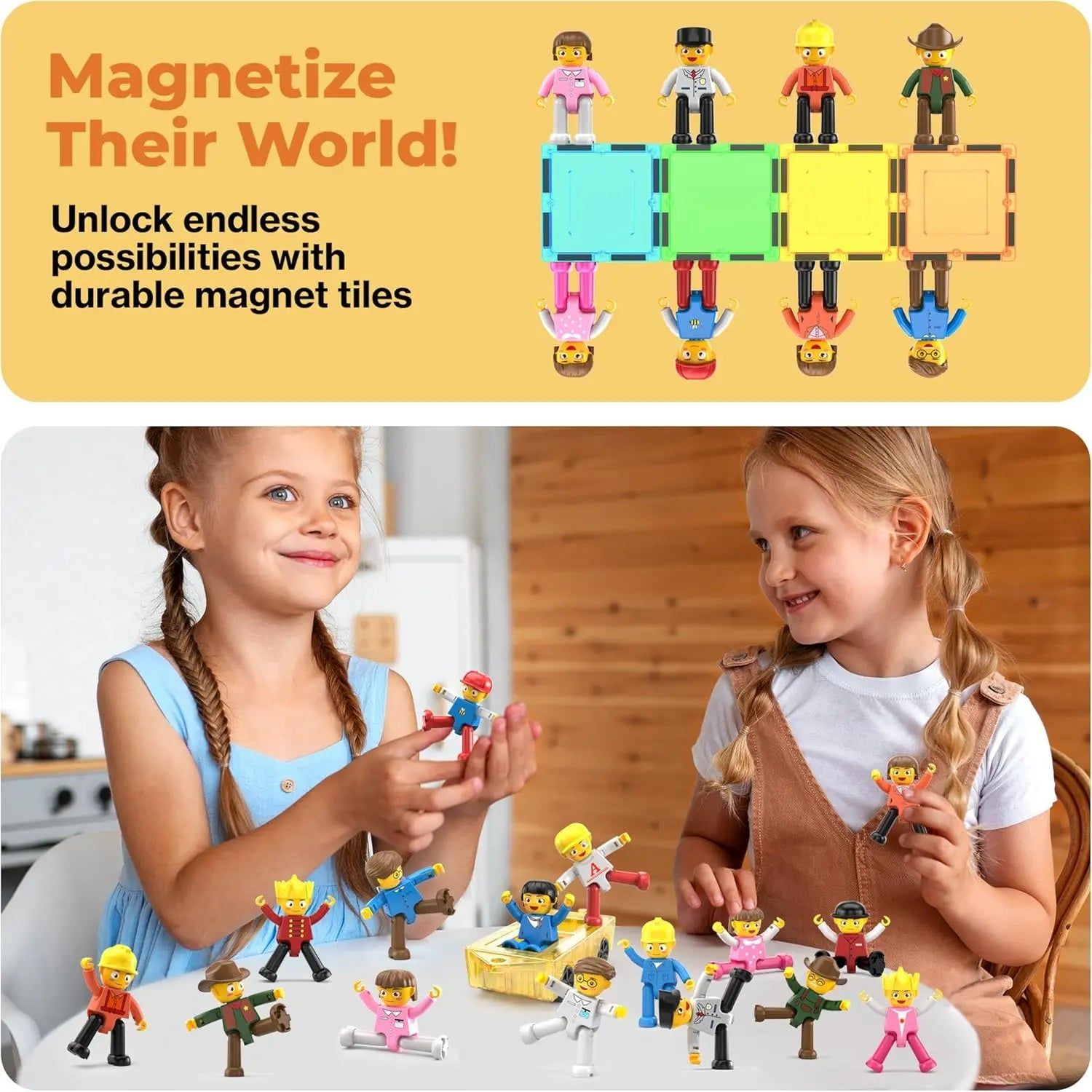 16 Character Figures Set – PicassoTiles