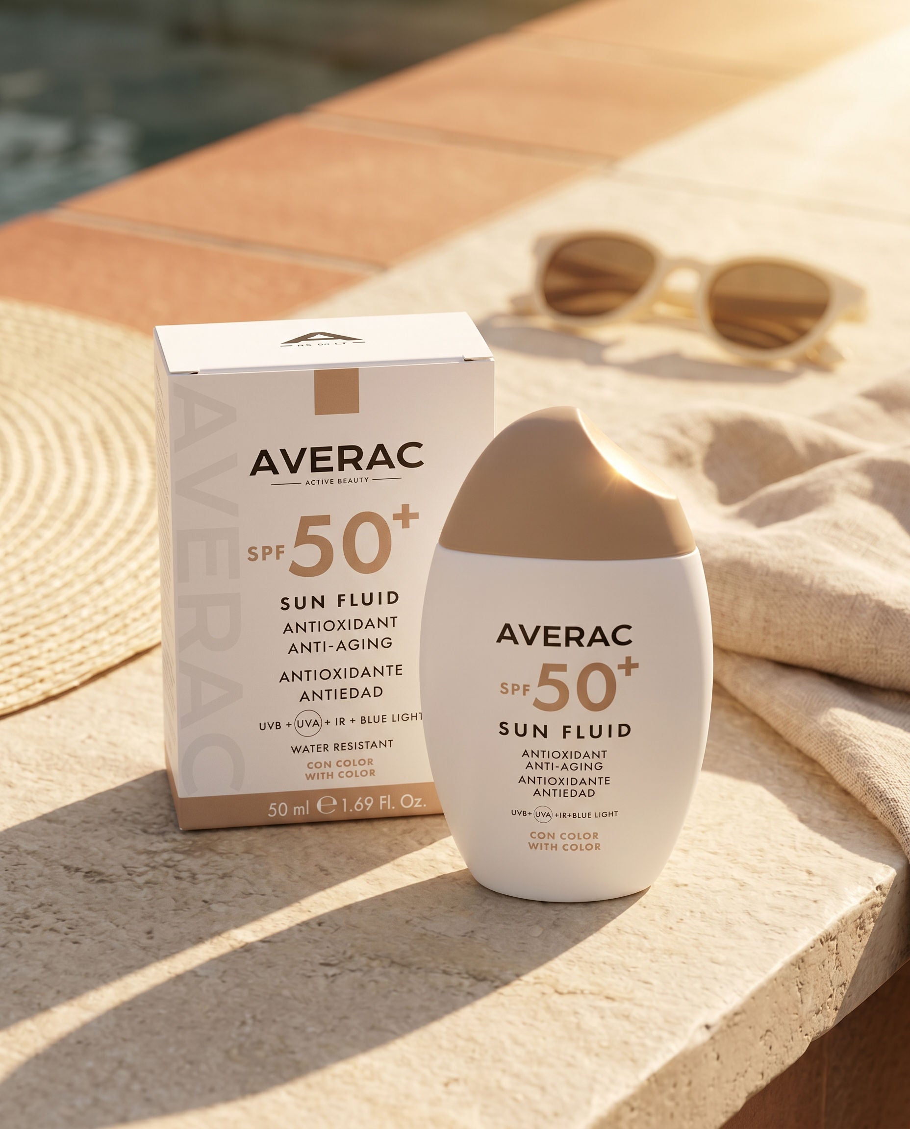 Averac Sun Fluid SPF 50 With Color