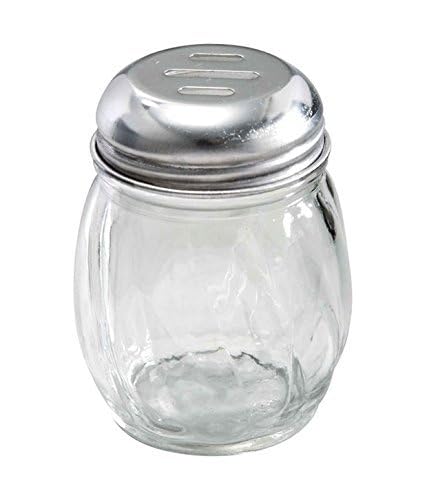 Steel and Plastic Spice Dispenser Set for Salt Oregano Pack of 2