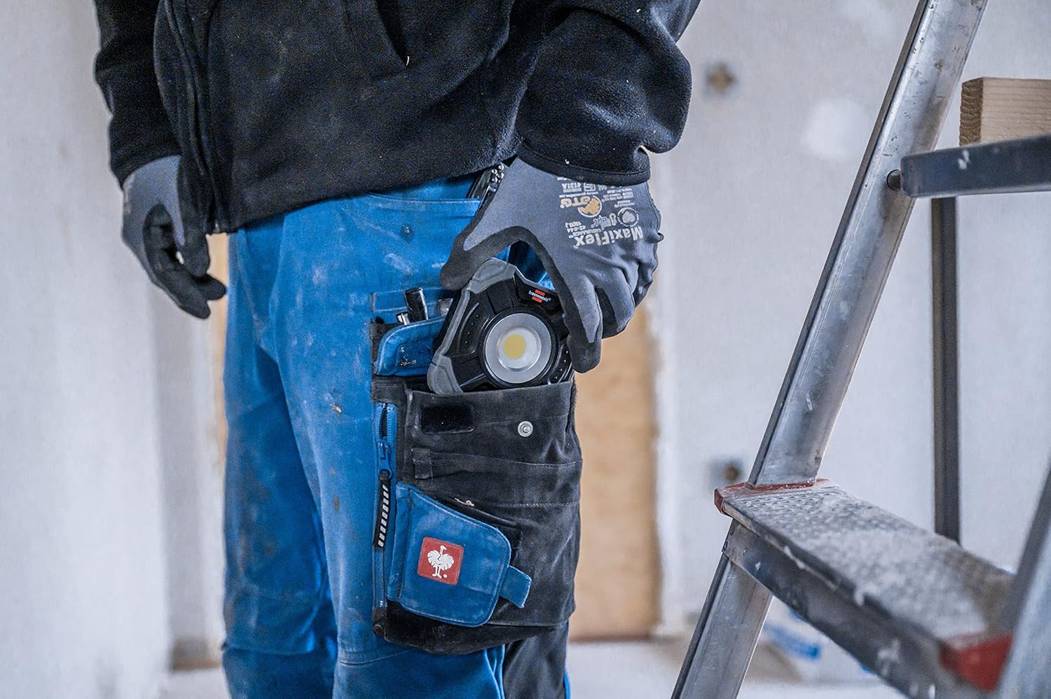 Brennenstuhl 1173700005 SH 1000 MA IP54 Rechargeable LED Work Light, Black/Grey, One Size