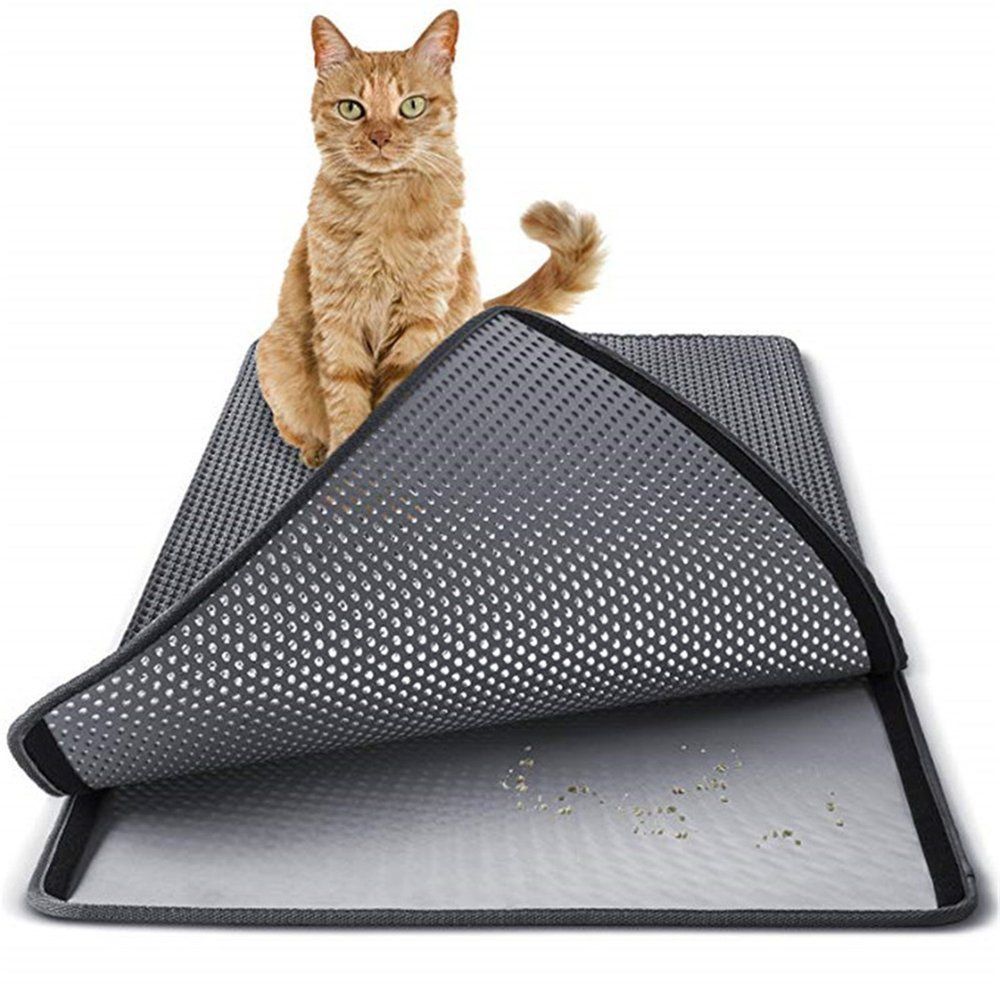2 Layers Cat Litter Mat Pad Foam Trapper Pet Mat