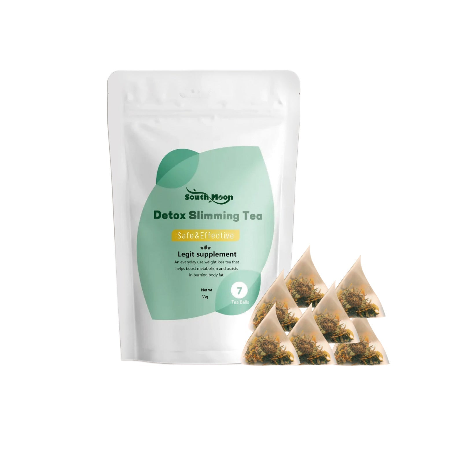 Boost Your Weight Loss with Detox Slimming Tea, Natural Fat Burner, Toxin Remover ,7pcs