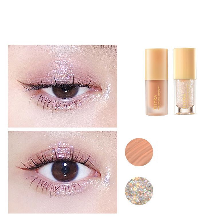 Liquid Eye Shadow Set Bling Glitter Shimmer Eyeliners Highlight Eye Make Up
