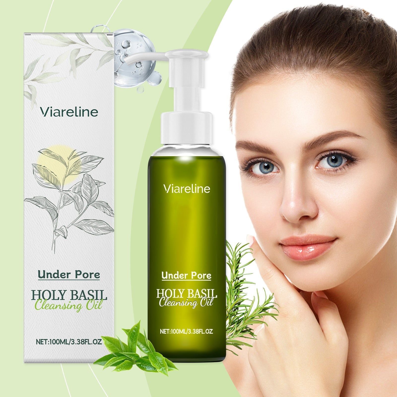 Deep Cleansing Oil, Gentle Facial Cleansing, Moisturizing, Sensitive Skin Friendly ,100ml