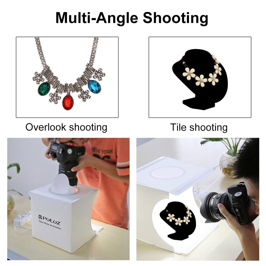 Photography Light Box Mini Photo Studio Box Folding Portable Lighting Tool