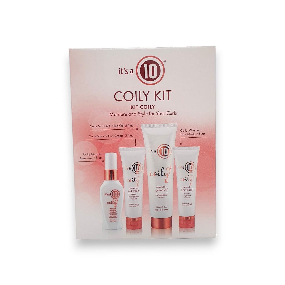 It's A 10 Coily Kit Holiday 2024, 4pc Set