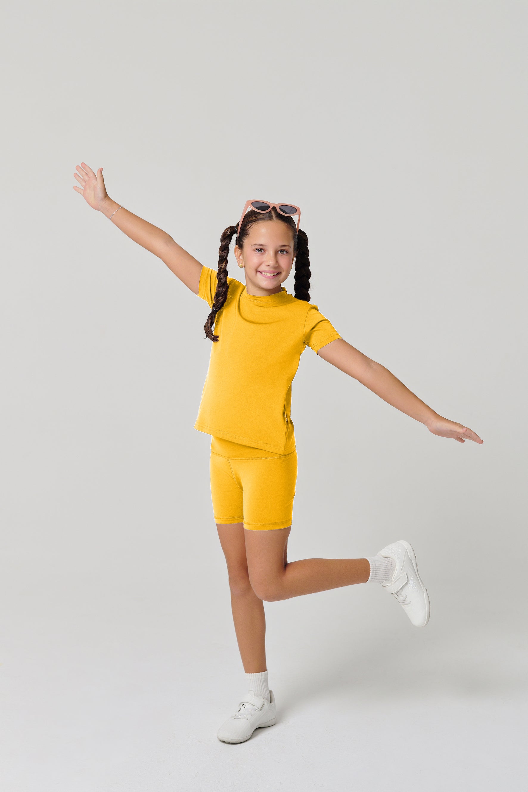 شورتات ركوب الدراجات "MULU Classic" للأطفال - أصفر