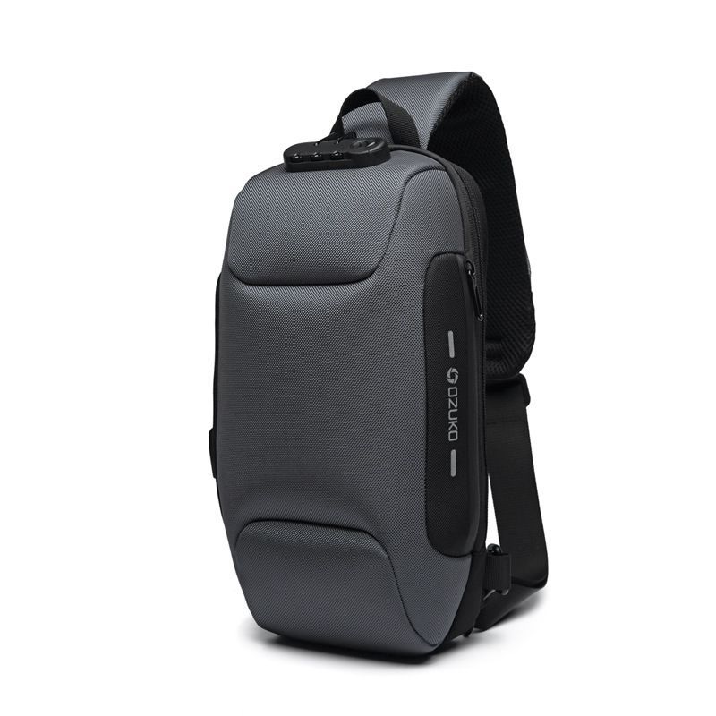 Men Crossbody Bag Anti Theft Shoulder Messenger Bag Waterproof Chest Backpack