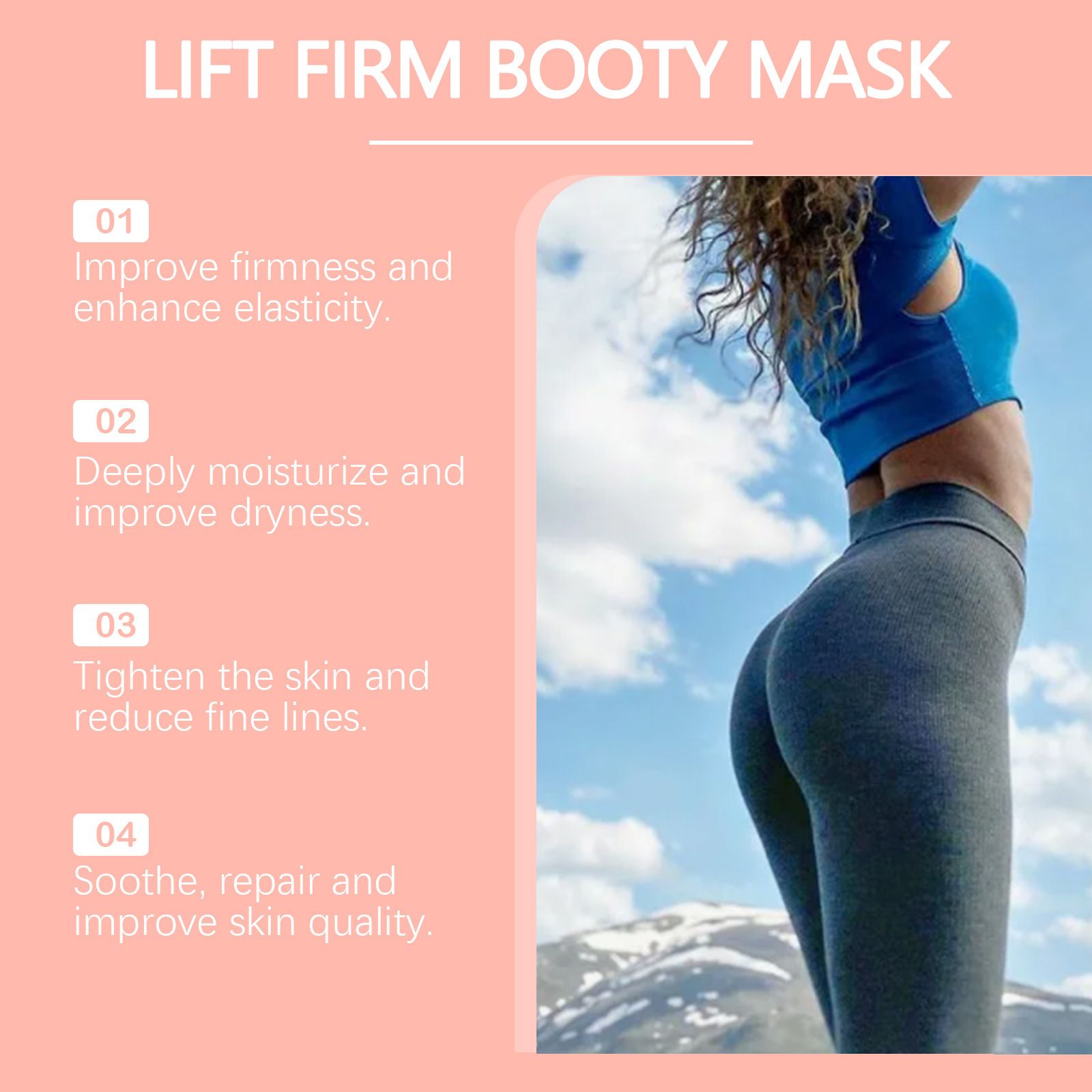Buttock Moisturizing Cream Hydrating Body Care 100g
