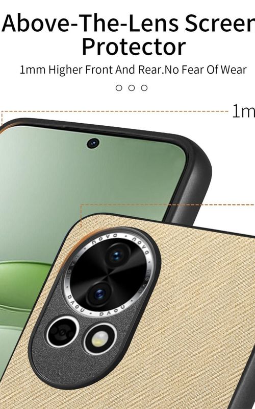 Twill Fabric Leather Phone Case For Huawei nova 13 Pro