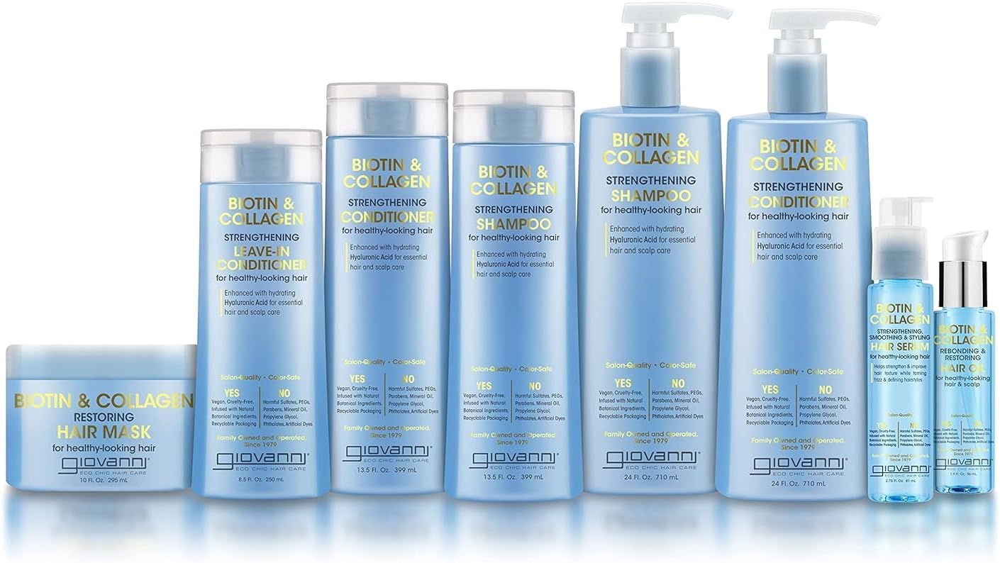 بلسم جيوفاني لتقوية الشعر بالبيوتين والكولاجين 399 مل