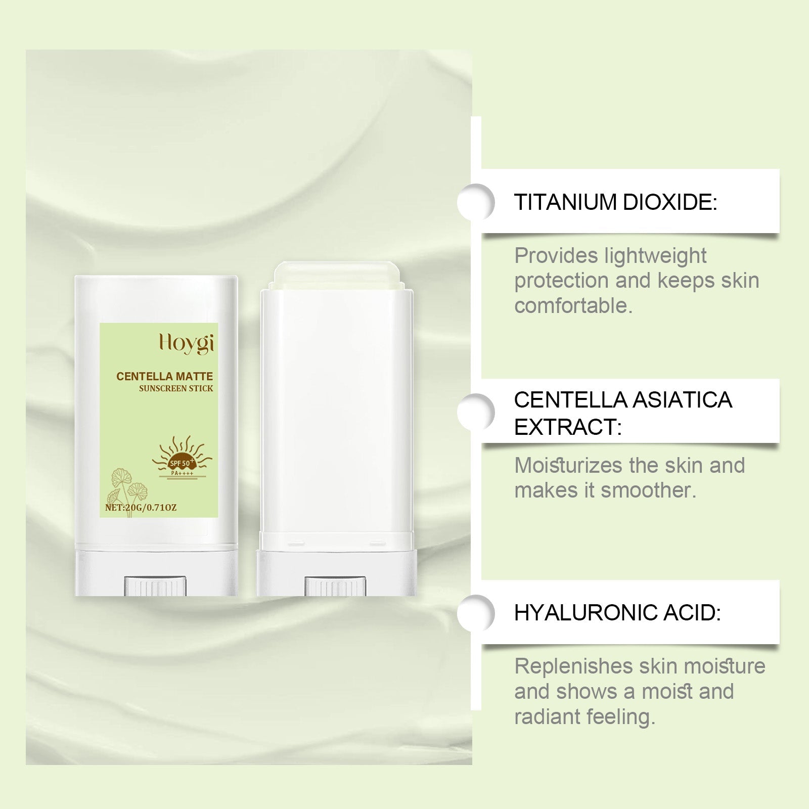 Cumulus Hydrating Body Protection Stick, UV Shield, Moisturizer, Brightening, Summer Outdoor Sunscreen ,20g