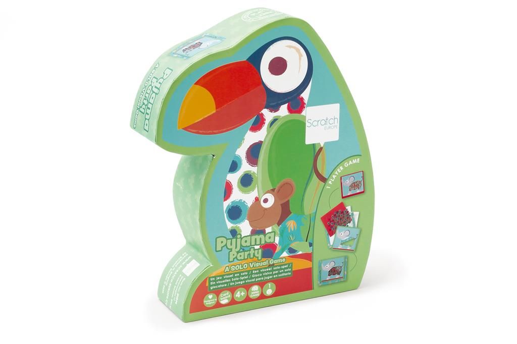 Pyjama Party , A Solo Visual Game With 40 Challenges And 4 Levels, In Contour Box
