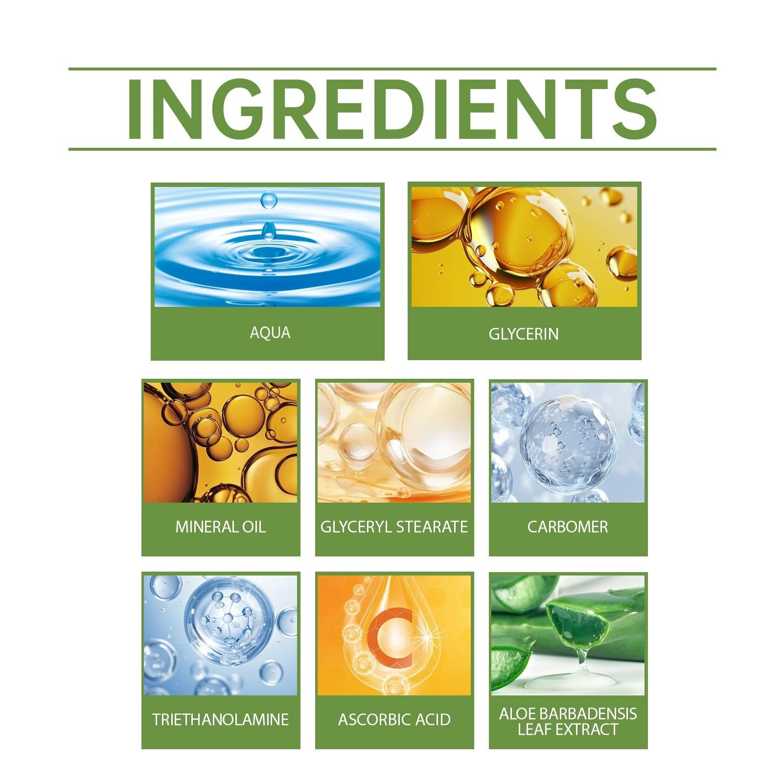 Aloe Vera Face Cream, Brightening, Moisturizing, Gentle Skin Care, Natural Glow ,50g