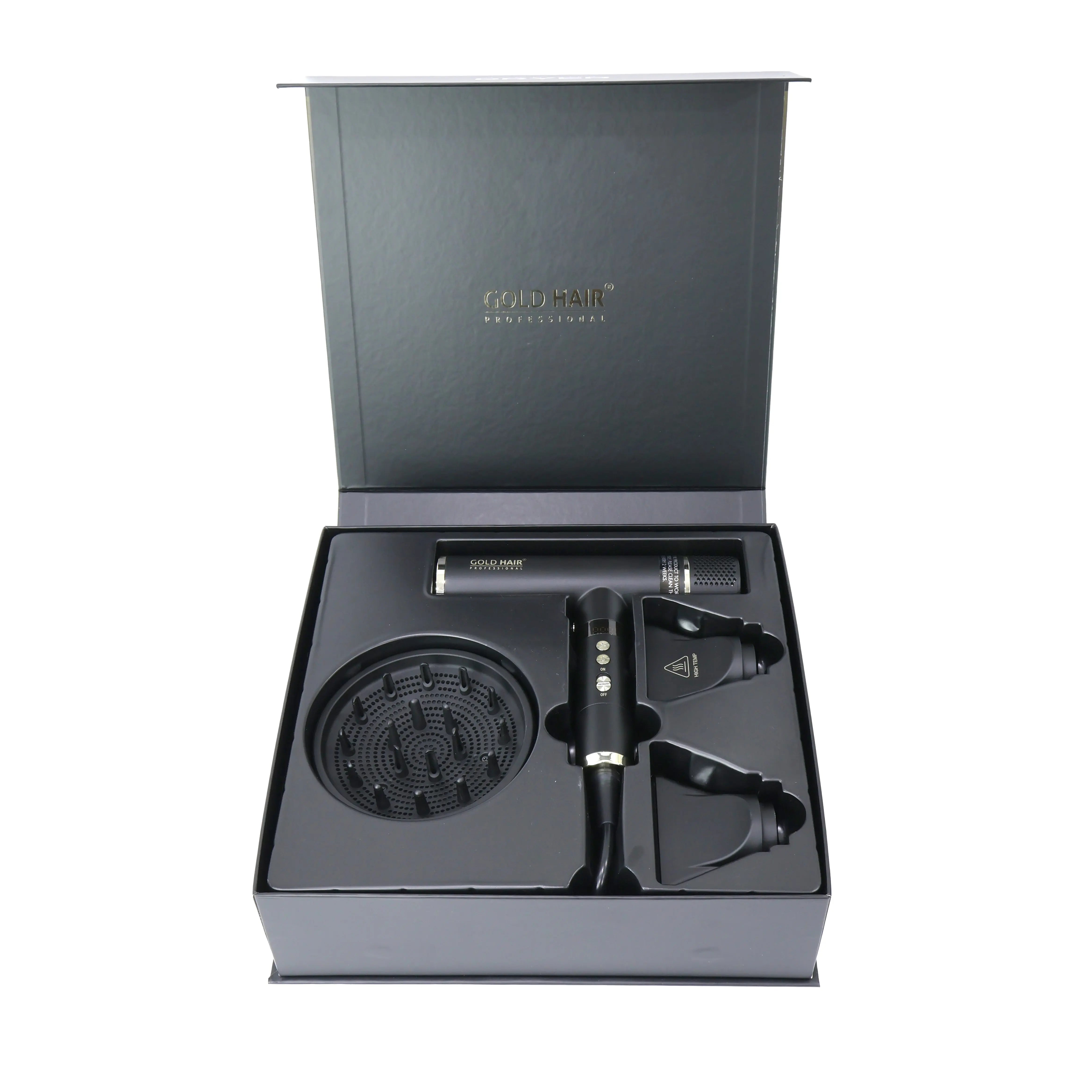 مجفف شعر «Gold Hair Professional Master» بقوة 2600 واط، من فئة صالونات التجميل
