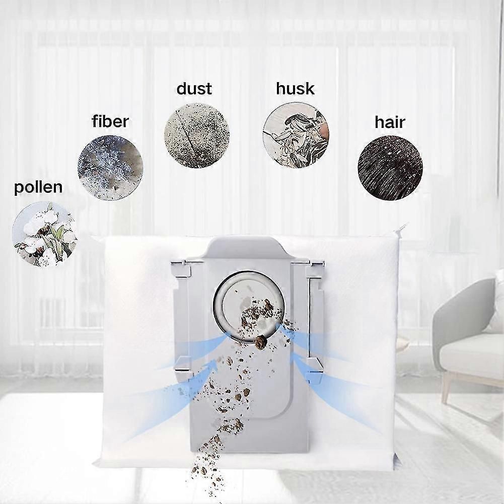 30pcs Dust Bag Replacement Accessories For T8, G10s, Q7 Max, Q7 Max+, S7 Maxv Ultra Robotic Vacuum