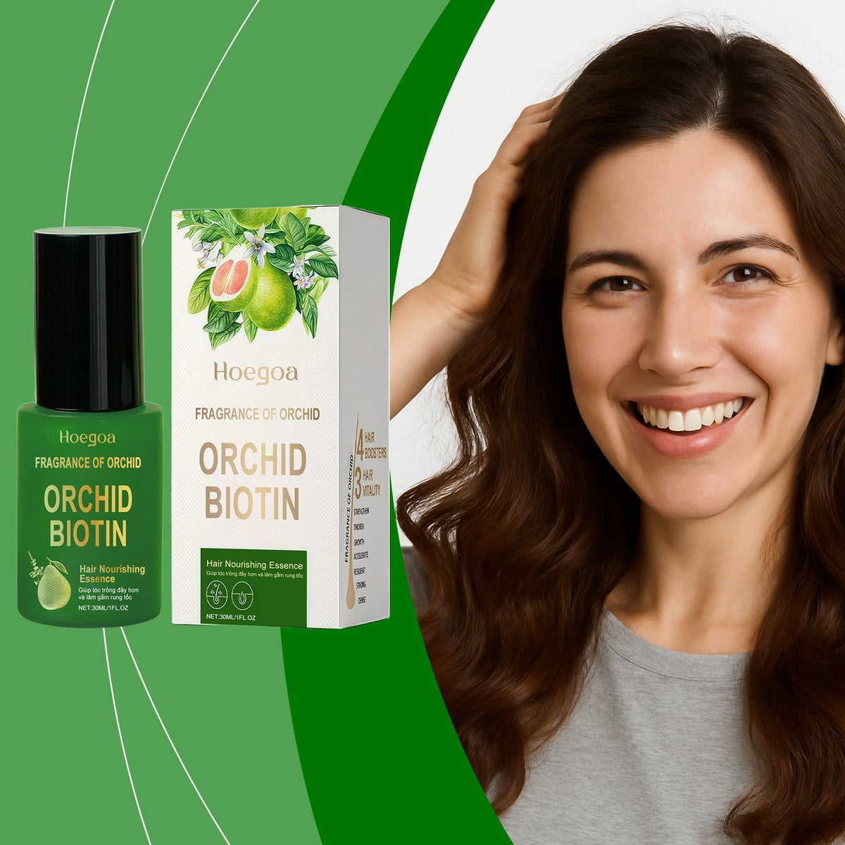 Gentle Nourishing Hair Oil for Scalp, Deep Moisturizing, Hair Density Boost ,30ml